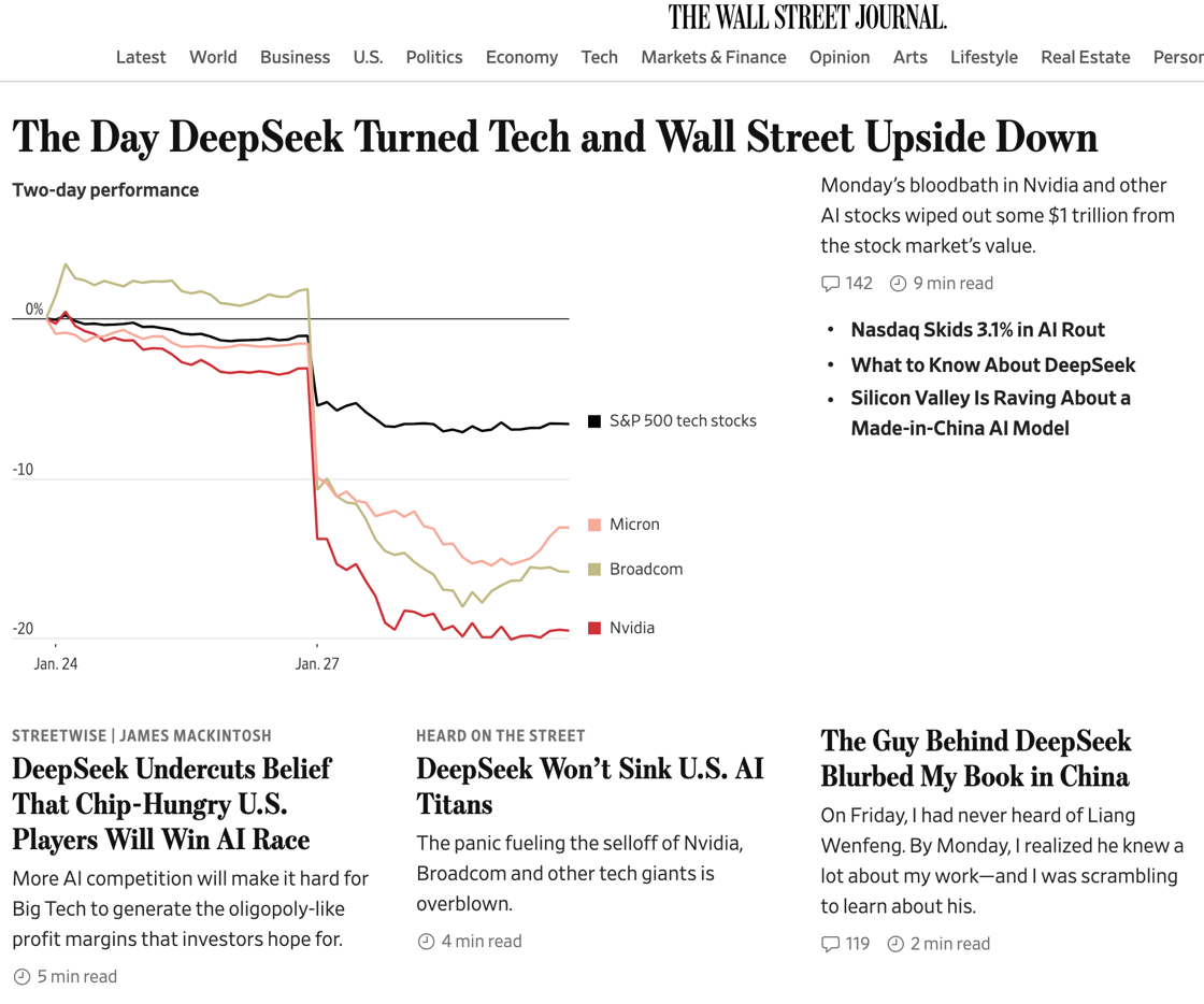 the Wall Street Journal today, January 28