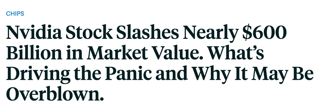 Barron thinks the sell off is overblown